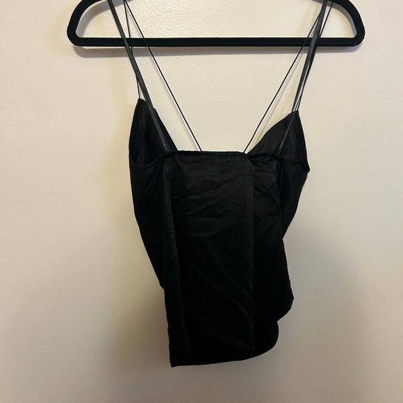 BCBGeneration • Cowl neck, spaghetti strap tank with “X” back - Picture 2 of 5